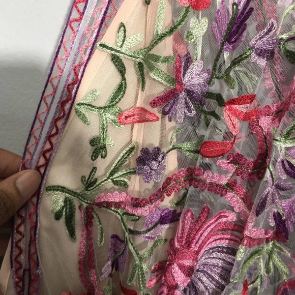 RAGA  In the Fields Mini Dress Sz Medium Women'sFloral Pattern Multicolor - Picture 6 of 6